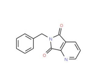 6-Benzyl-5,7-dihydro-5,7-dioxopyrrolo[3,4-b]pyridine (CAS 18184-75-3) - chemical structure image