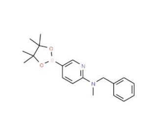 6-[Benzyl(methyl)amino]pyridine-3-boronic acid pinacol ester (CAS 1073354-30-9) - chemical structure image