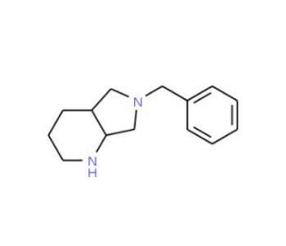 6-benzyloctahydro-1H-pyrrolo[3,4-b]pyridine (CAS 128740-14-7) - chemical structure image
