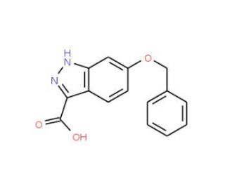 6-Benzyloxy-1H-indazole-3-carboxylic acid (CAS 865887-11-2) - chemical structure image