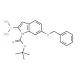 6-Benzyloxy-1H-indole-2-boronic acid, N-BOC protected (CAS 850568-66-0) - chemical structure image