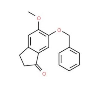 6-Benzyloxy-5-methoxy-1-indanone (CAS 3199-70-0) - chemical structure image