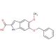 6-Benzyloxy-5-methoxyindole-2-carboxylic Acid (CAS 2495-92-3) - chemical structure image