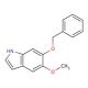 6-Benzyloxy-5-methoxyindole (CAS 2426-59-7) - chemical structure image