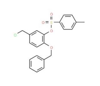 6-(Benzyloxy)-&alpha;-chloro-m-cresol p-Toluenesulfonate (CAS 65615-25-0) - chemical structure image