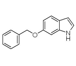 6-Benzyloxyindole (CAS 15903-94-3) - chemical structure image