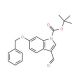 6-Benzyloxyindole-3-carboxaldehyde, N-BOC protected (CAS 630110-71-3) - chemical structure image