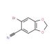 6-Bromo-1,3-benzodioxole-5-carbonitrile (CAS 6120-26-9) - chemical structure image