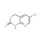 6-Bromo-1,4-dihydro-2H-pyrido-[2,3-d][1,3]oxazin-2-one - chemical structure image
