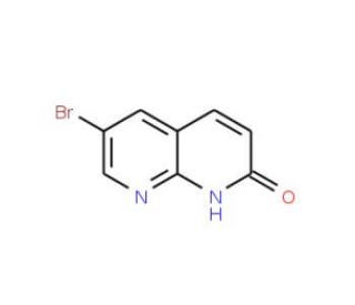 6-Bromo-1,8-naphthyridin-2(1H)-one (CAS 72754-05-3) - chemical structure image