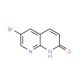 6-Bromo-1,8-naphthyridin-2(1H)-one (CAS 72754-05-3) - chemical structure image
