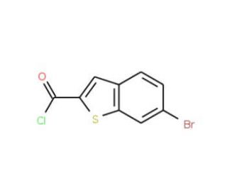 6-Bromo-1-benzothiophene-2-carbonyl chloride (CAS 105212-27-9) - chemical structure image
