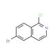 6-Bromo-1-chloroisoquinoline (CAS 205055-63-6) - chemical structure image