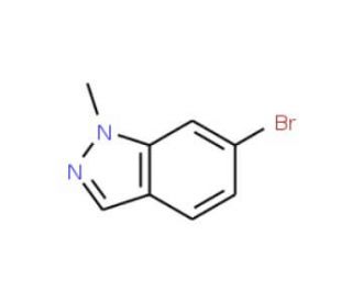 6-Bromo-1-methyl-1H-indazole (CAS 590417-94-0) - chemical structure image