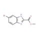 6-Bromo-1H-benzoimidazole-2-carboxylic acid methyl ester (CAS 885280-00-2) - chemical structure image