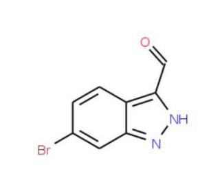 6-Bromo-1H-indazole-3-carbaldehyde (CAS 885271-72-7) - chemical structure image