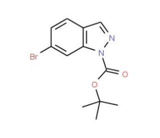 6-Bromo-1H-indazole, N1-BOC protected (CAS 877264-77-2) - chemical structure image