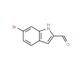 6-bromo-1H-indole-2-carbaldehyde (CAS 105191-12-6) - chemical structure image