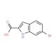 6-Bromo-1H-indole-2-carboxylic acid (CAS 16732-65-3) - chemical structure image