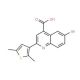 6-Bromo-2-(2,5-dimethyl-thiophen-3-yl)-quinoline-4-carboxylic acid (CAS 350999-86-9) - chemical structure image