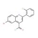 6-bromo-2-(2-chlorophenyl)quinoline-4-carbonyl chloride - chemical structure image