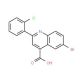 6-Bromo-2-(2-chlorophenyl)quinoline-4-carboxylic acid - chemical structure image