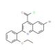 6-bromo-2-(2-ethoxyphenyl)quinoline-4-carbonyl chloride - chemical structure image