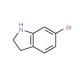 6-Bromo-2,3-dihydro-1H-indole (CAS 63839-24-7) - chemical structure image