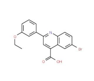 6-Bromo-2-(3-ethoxyphenyl)quinoline-4-carboxylic acid - chemical structure image