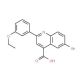 6-Bromo-2-(3-ethoxyphenyl)quinoline-4-carboxylic acid - chemical structure image