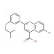 6-Bromo-2-(3-isobutoxyphenyl)quinoline-4-carboxylic acid (CAS 489451-29-8) - chemical structure image