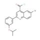 6-bromo-2-(3-isopropoxyphenyl)quinoline-4-carbonyl chloride - chemical structure image