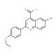 6-bromo-2-(4-ethoxyphenyl)quinoline-4-carbonyl chloride - chemical structure image