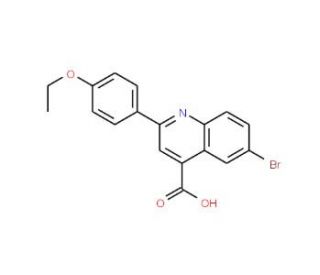 6-Bromo-2-(4-ethoxyphenyl)quinoline-4-carboxylic acid - chemical structure image