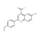 6-bromo-2-(4-ethylphenyl)quinoline-4-carbonyl chloride - chemical structure image