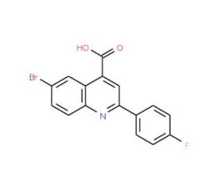 6-Bromo-2-(4-fluorophenyl)quinoline-4-carboxylic acid - chemical structure image