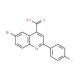 6-Bromo-2-(4-fluorophenyl)quinoline-4-carboxylic acid - chemical structure image