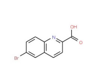 6-Bromo-2-carboxyquinoline (CAS 65148-10-9) - chemical structure image