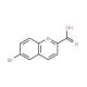 6-Bromo-2-carboxyquinoline (CAS 65148-10-9) - chemical structure image