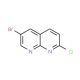 6-Bromo-2-chloro-1,8-naphthyridine (CAS 902837-40-5) - chemical structure image