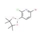 6-Bromo-2-chloro-3-(4,4,5,5-tetramethyl-1,3,2-dioxaborolan-2-yl)pyridine (CAS 1247726-85-7) - chemical structure image