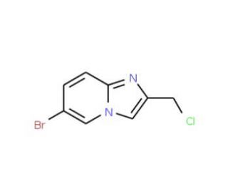 6-Bromo-2-(chloromethyl)imidazo[1,2-a]pyridine (CAS 136117-72-1) - chemical structure image