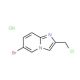 6-bromo-2-(chloromethyl)imidazo[1,2-a]pyridine hydrochloride - chemical structure image