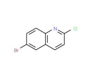 6-Bromo-2-chloroquinoline (CAS 1810-71-5) - chemical structure image