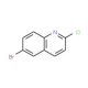 6-Bromo-2-chloroquinoline (CAS 1810-71-5) - chemical structure image