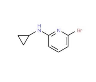 6-Bromo-2-cyclopropylaminopyridine (CAS 959237-20-8) - chemical structure image