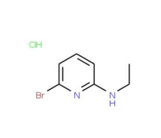 6-Bromo-2-ethylaminopyridine, HCl (CAS 724770-74-5) - chemical structure image