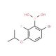 6-Bromo-2-fluoro-3-isopropoxyphenylboronic acid (CAS 1072951-99-5) - chemical structure image