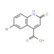 6-Bromo-2-hydroxyquinoline-4-carboxylic acid (CAS 5463-29-6) - chemical structure image