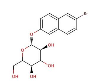 6-Bromo-2-naphthyl-&alpha;-D-galactopyranoside (CAS 25997-59-5) - chemical structure image
